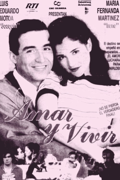 Movie poster for Amar y Vivir (1990)