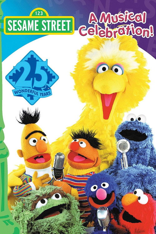Movie poster for Sesame Street: 25 Wonderful Years: A Musical Celebration! (1993)