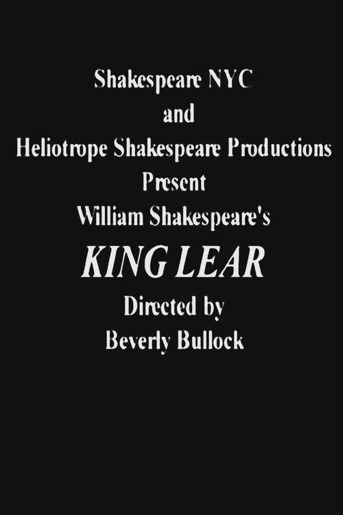 Movie poster for King Lear (2011)