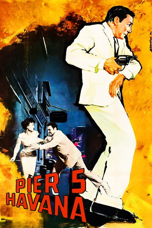 Movie poster for Pier 5, Havana (1959)