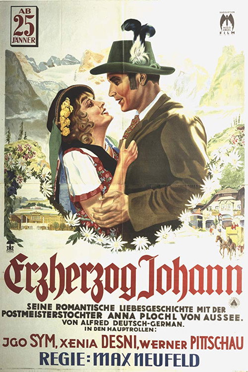 Movie poster for Erzherzog Johann (1929)