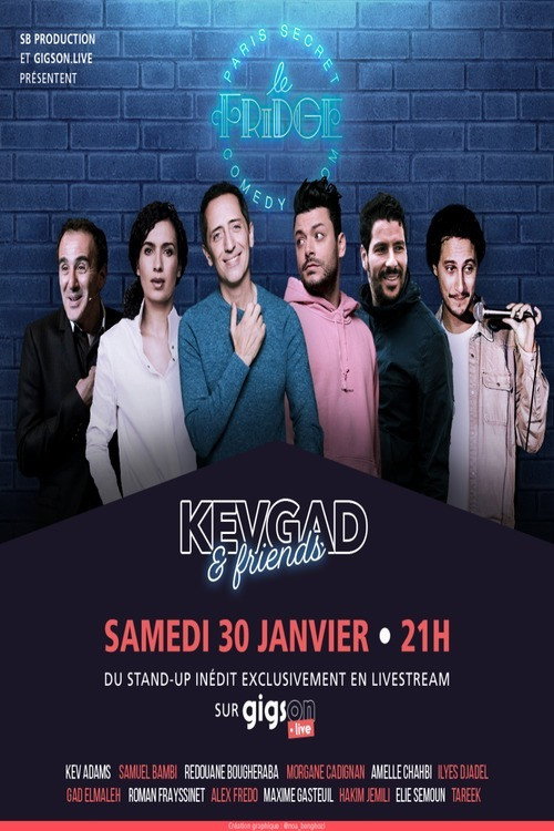 Movie poster for Kevgad & Friends au Fridge Comedy (2021)