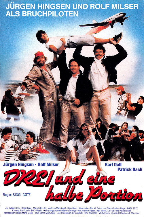 Movie poster for Drei und eine halbe Portion (1985)