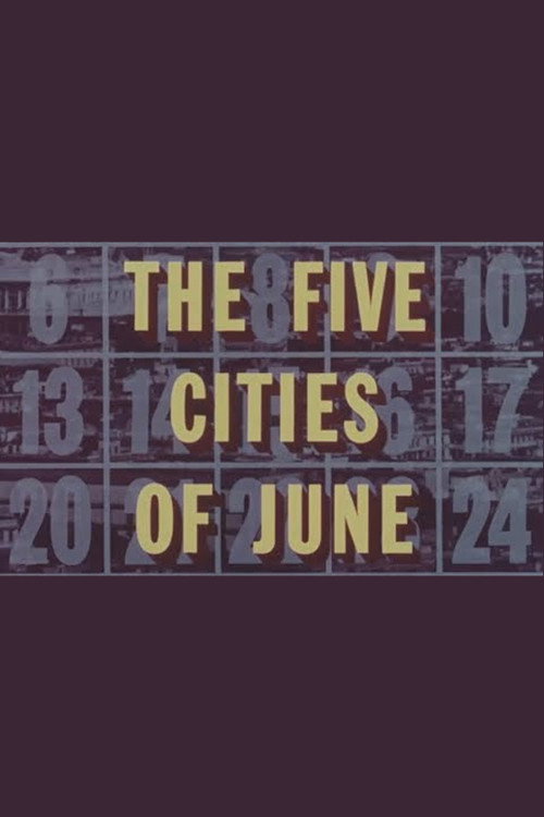 Movie poster for The Five Cities of June (1963)
