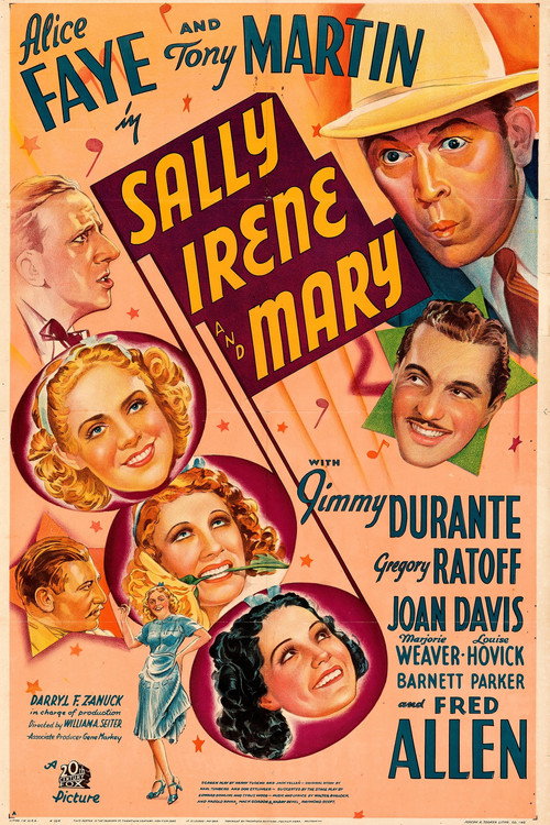 Movie poster for Sally, Irene and Mary (1938)
