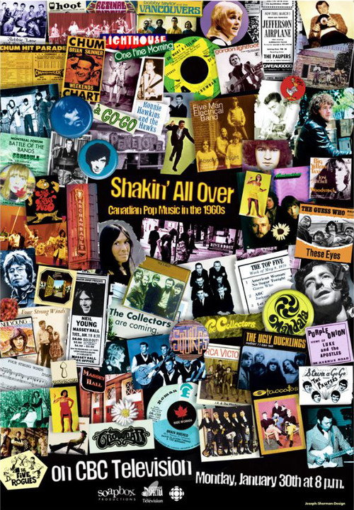Movie poster for Shakin All Over: Canadian Pop Music in the 1960s (2005)