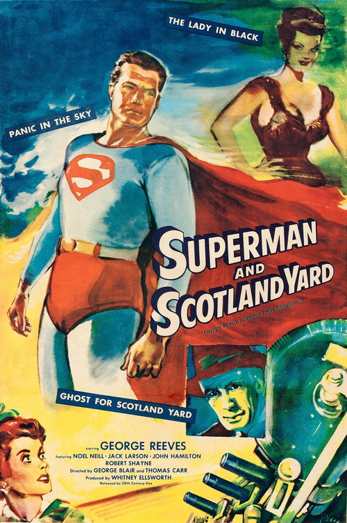 Movie poster for Superman and Scotland Yard (1954)