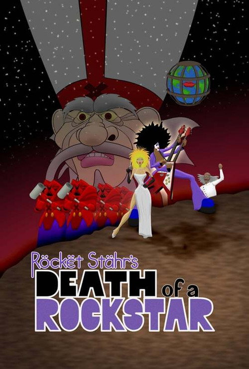 Movie poster for Röckët Stähr's Death of a Rockstar (2020)