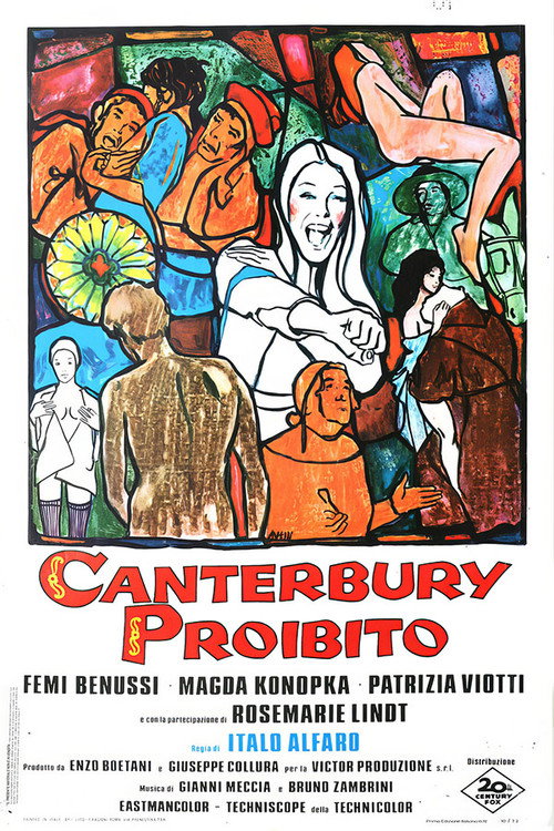 Movie poster for Canterbury proibito (1972)