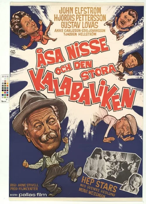 Movie poster for Åsa-Nisse och den stora kalabaliken (1968)