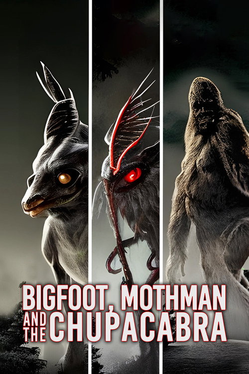 Movie poster for Bigfoot, Mothman and the Chupacabra (2023)