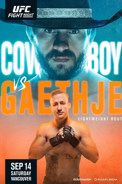 Movie poster for UFC Fight Night 158: Cerrone vs. Gaethje (2019)