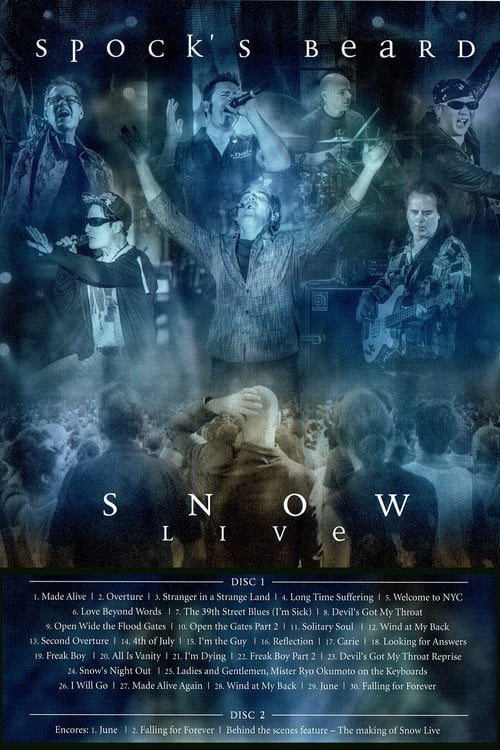 Movie poster for Spock's Beard: Snow Live (2017)