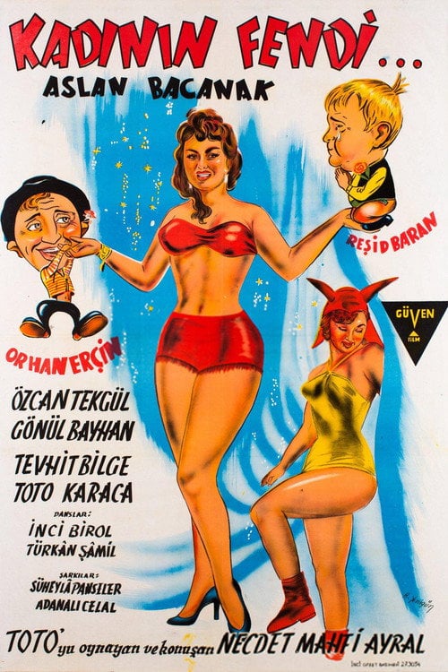 Movie poster for Kadının Fendi (1955)