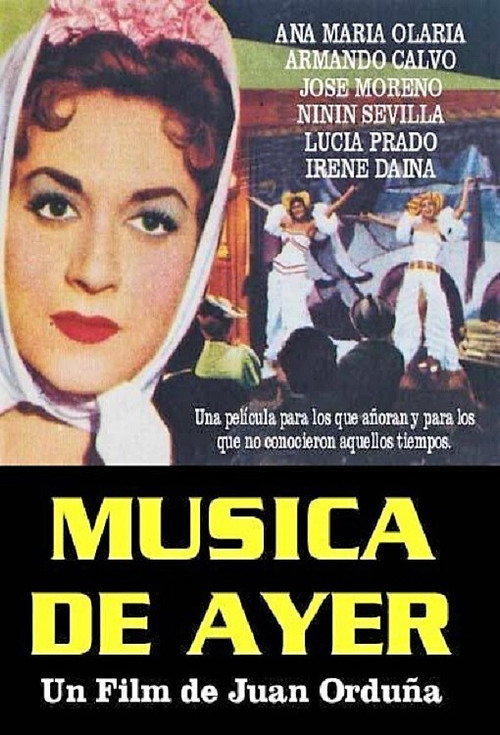 Movie poster for Música de ayer (1958)