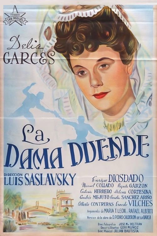 Movie poster for La dama duende (1945)