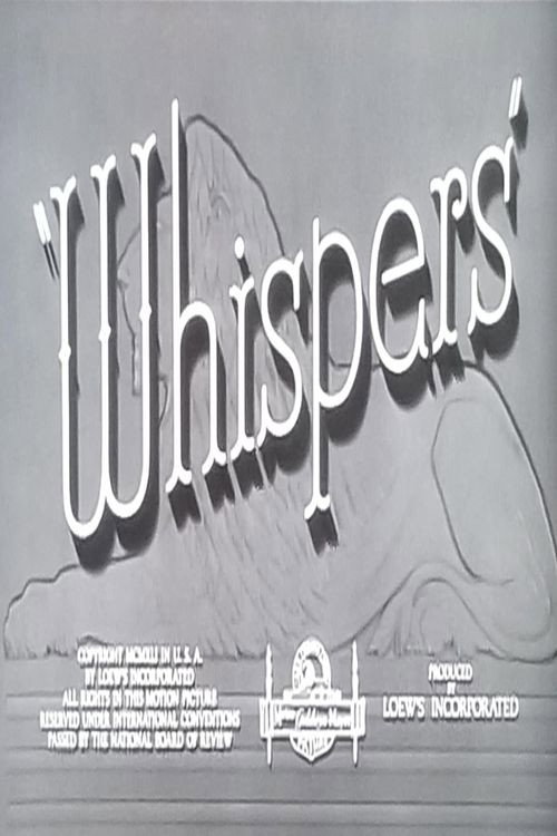 Movie poster for Whispers (1941)