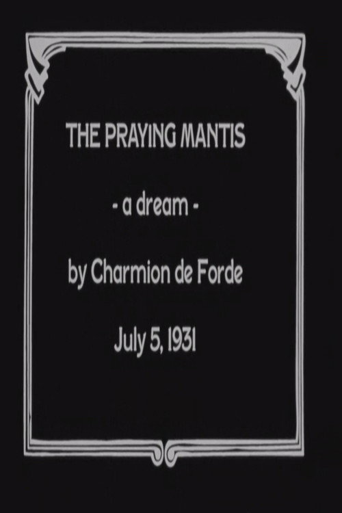 Movie poster for The Praying Mantis (2009)