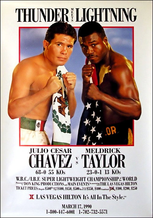 Movie poster for Julio César Chávez vs. Meldrick Taylor I (1990)