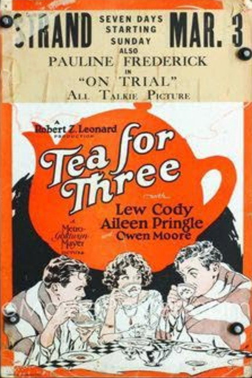 Movie poster for Tea For Three (1927)