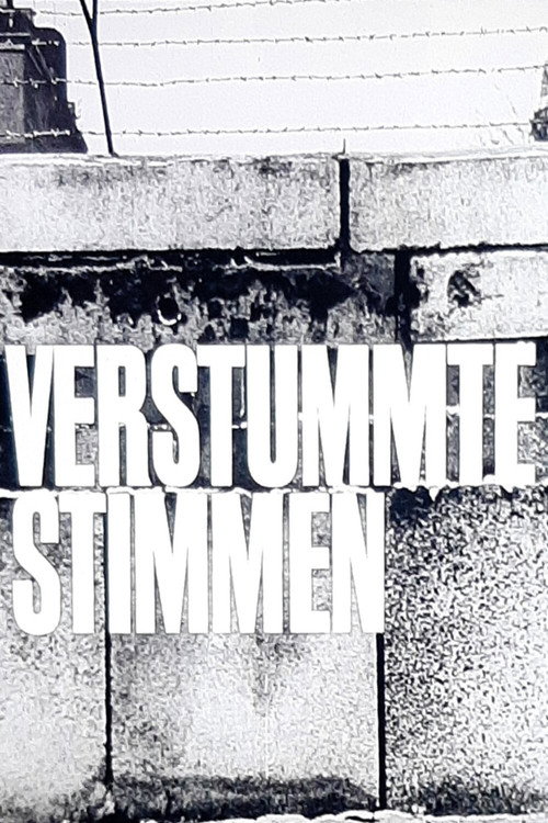 Movie poster for Verstummte Stimmen (1962)