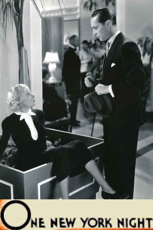 Movie poster for One New York Night (1935)
