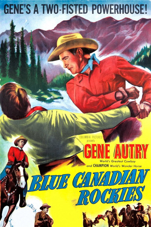 Movie poster for Blue Canadian Rockies (1952)
