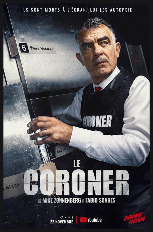 Series poster for Chronik Fiction - Le Coroner (2018)