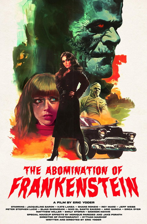 Movie poster for The Abomination of Frankenstein