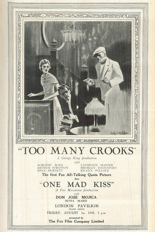 Movie poster for Too Many Crooks (1930)