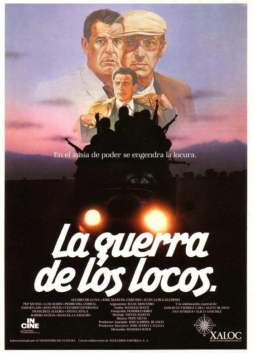 Movie poster for La guerra de los locos (1987)