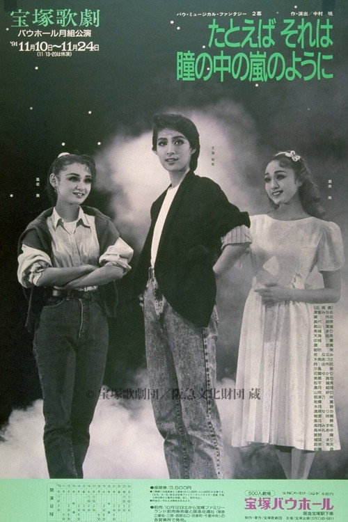 Movie poster for As If There's a Storm in Your Eyes (1991)