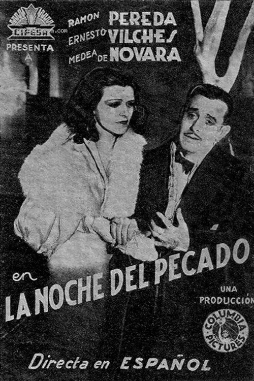 Movie poster for La noche del pecado (1933)