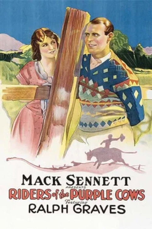 Movie poster for Riders of the Purple Cows (1924)