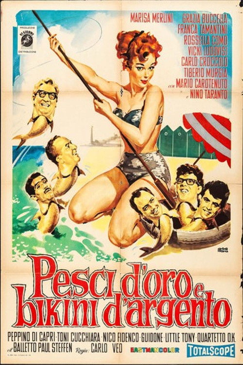 Movie poster for Pesci d'oro e bikini d'argento (1961)