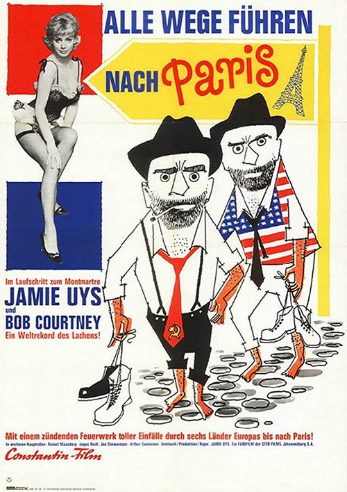 Movie poster for All the Way to Paris (1966)
