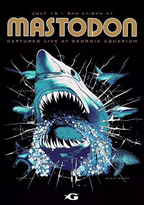Movie poster for Mastodon: Captured Live at Georgia Aquarium (2021)