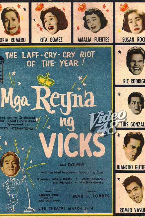 Movie poster for Mga Reyna ng Vicks (1958)