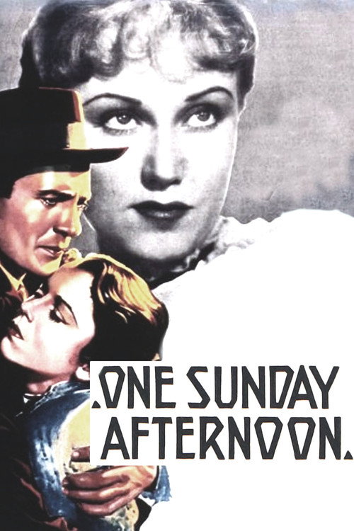 Movie poster for One Sunday Afternoon (1933)
