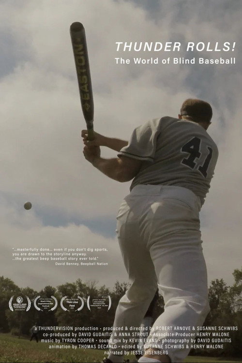 Movie poster for Thunder Rolls! The World of Blind Baseball (2023)