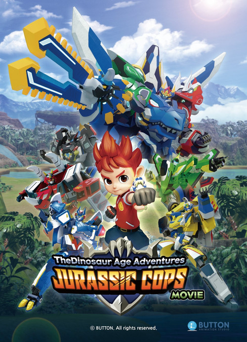 Movie poster for Jurassic Cops the Movie: The Dinosaur Age Adventures (2022)