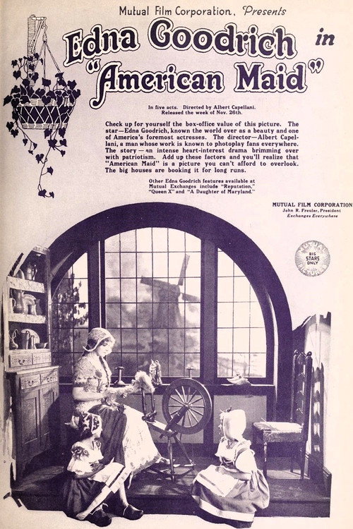 Movie poster for American Maid (1917)