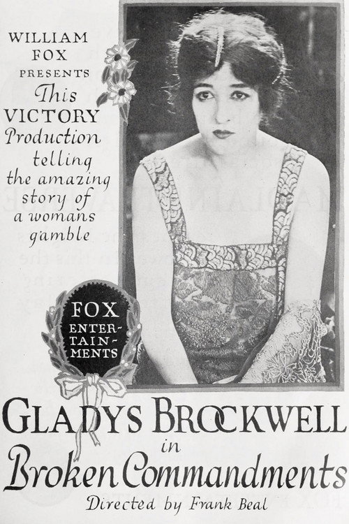 Movie poster for The Broken Commandments (1919)