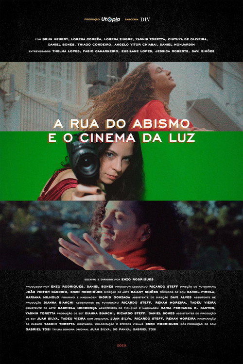 Movie poster for A Rua do Abismo e o Cinema da Luz (2025)