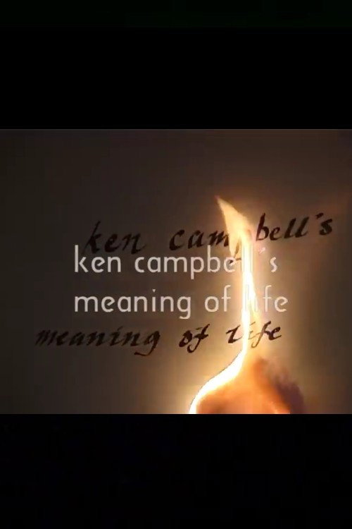 Movie poster for Ken Campbell's Meaning of Life (2004)