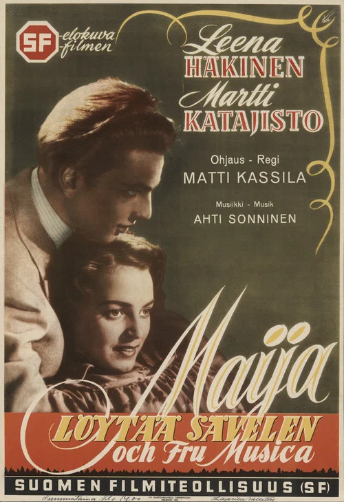 Movie poster for Maija löytää sävelen (1950)