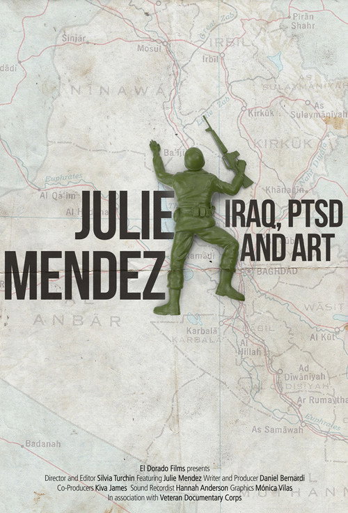 Movie poster for Julie Mendez - from PTSD to Art (2013)