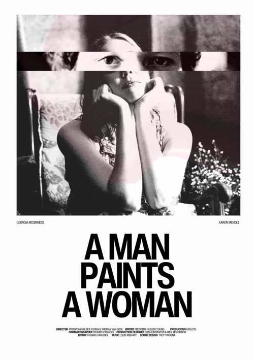 Movie poster for A Man Paints A Woman (2025)