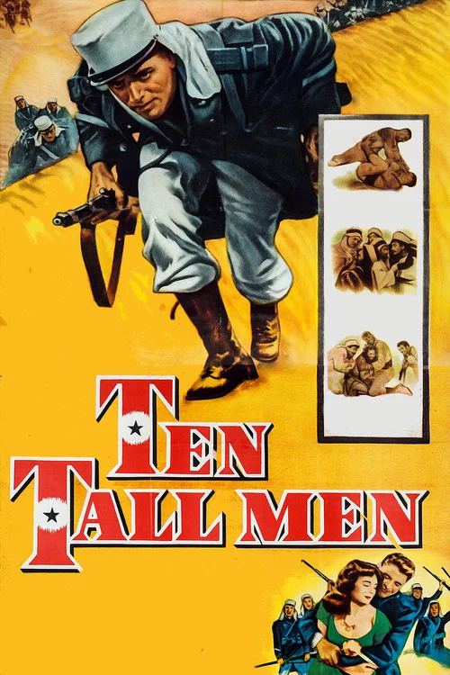 Movie poster for Ten Tall Men (1951)