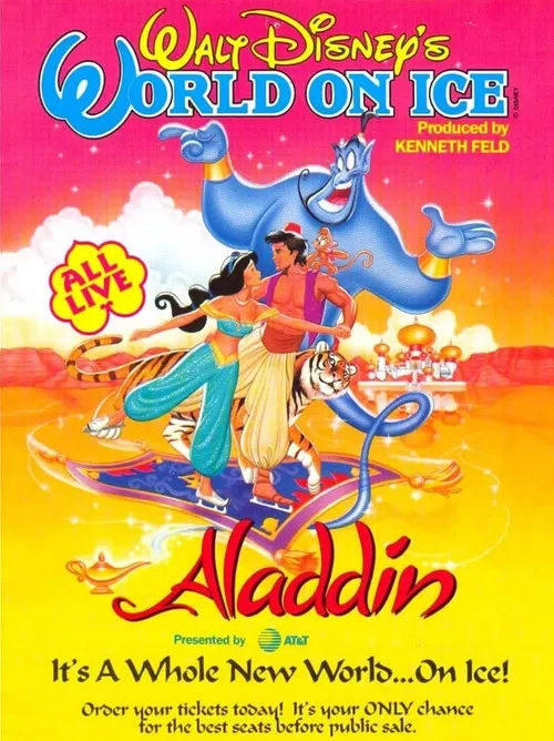 Movie poster for Aladdin on Ice (1995)